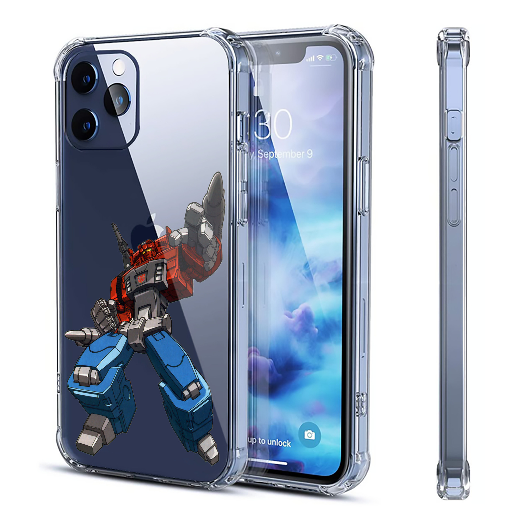 （画像用）  【iPhone 12シリーズ対応】透明スマホケース（クリアソフトケース）